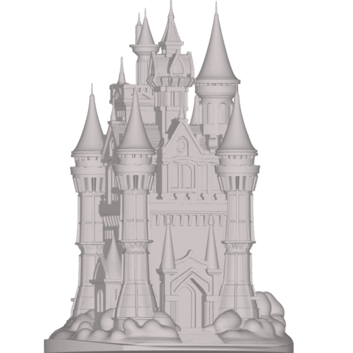 Modelo 3D STL CASTILLO– Arte para MODELAJE 3D o Impresión 3D