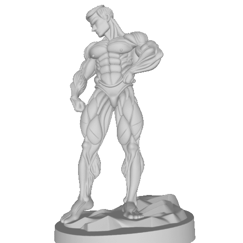 Modelo 3D ESCULTURA HOMBRE – Arte Devocional para CNC e Impresión 3D