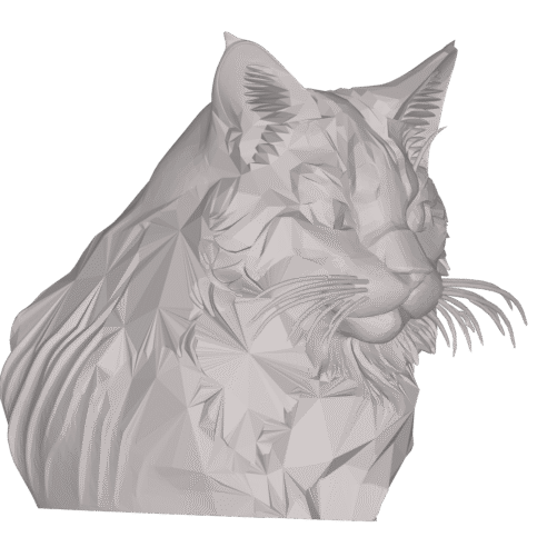 Modelo 3D STL Gato – Arte Devocional para CNC e Impresión 3D