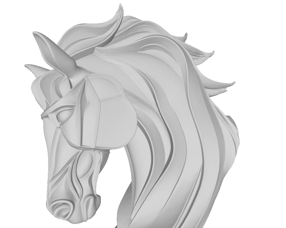 MODELO 3D CABALLO ESCUTURA – ARTE DEVOCIONAL PARA CNC E IMPRESIÓN 3D 1 Modelo 3D Caballo Escutura – Arte Devocional Para Cnc E Impresión 3D