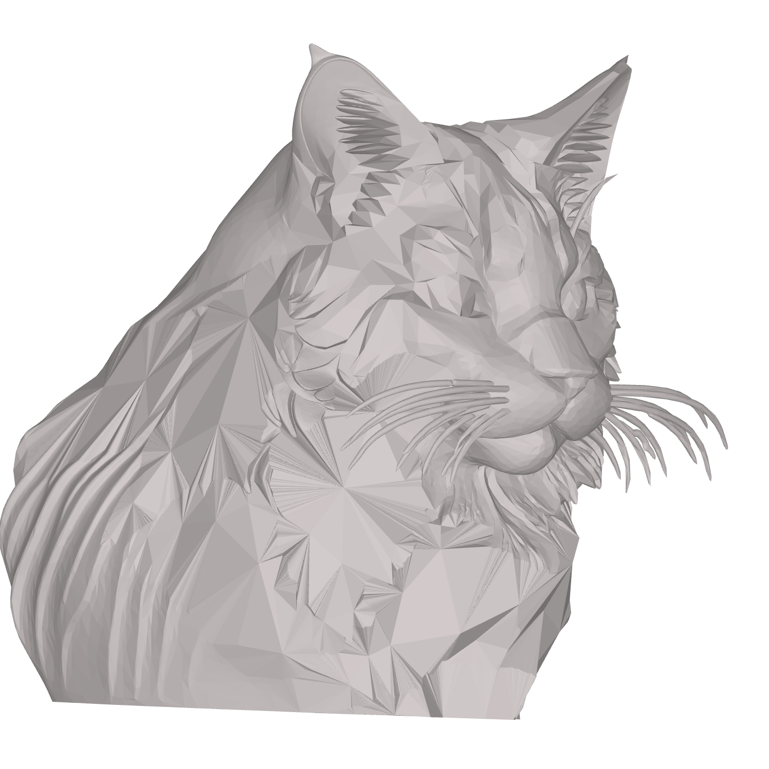 MODELO 3D STL GATO – ARTE DEVOCIONAL PARA CNC E IMPRESIÓN 3D 1 Modelo 3D Stl Gato – Arte Devocional Para Cnc E Impresión 3D