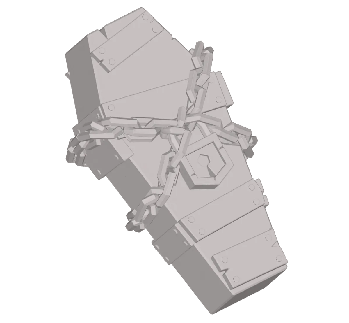 Ataud – Modelo Stl Para Cnc E Impresión 3D