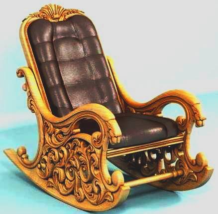 mecedora – escultura digital optimizada para SEO