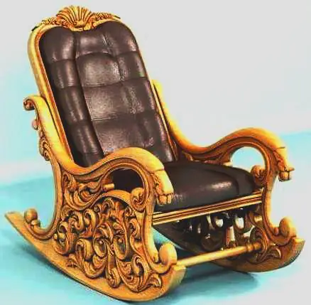 mecedora – modelo STL para CNC e impresión 3D