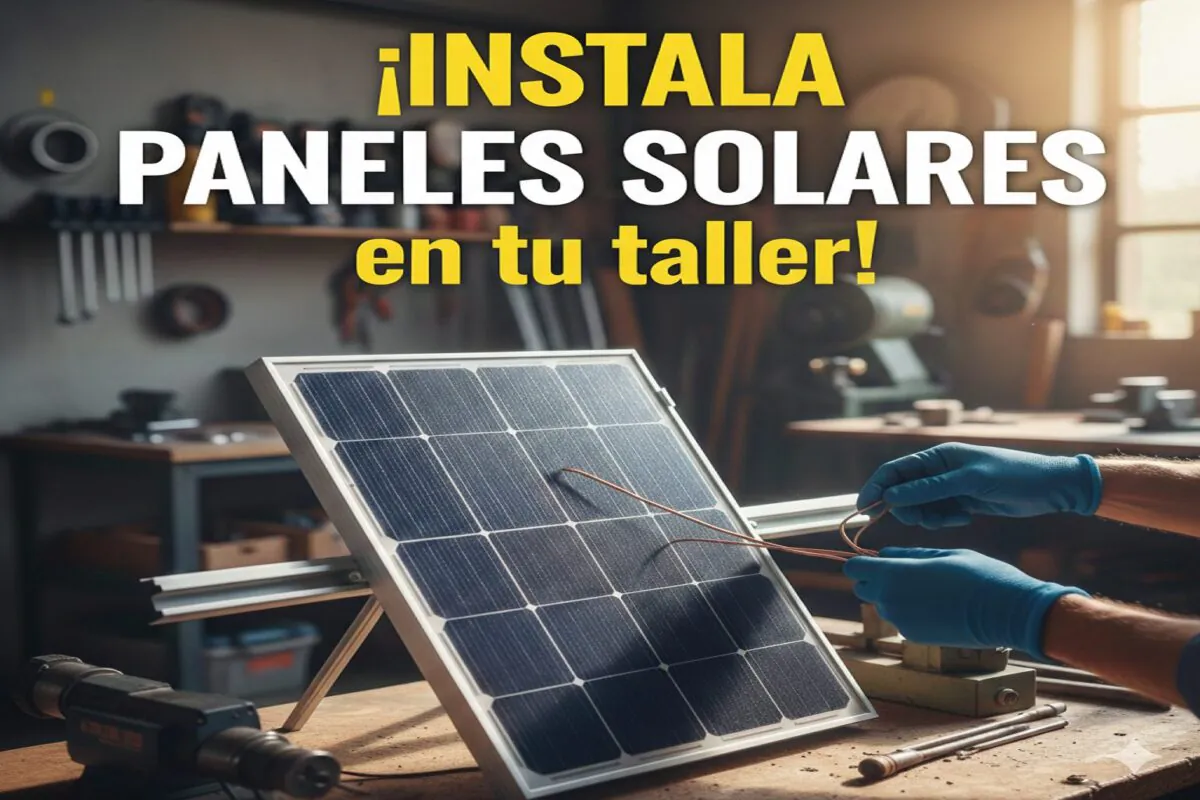 CÓMO INSTALAR CELDAS SOLARES PARA EL TALLER 1 Cómo Instalar Celdas Solares Para El Taller